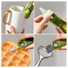 Cup Brush Soft Food-Grade Bristles Extended Non-Slip Handle 3 in 1 Cleaning Brush Cups Glasses Baby Bottles Cleaning Tool
