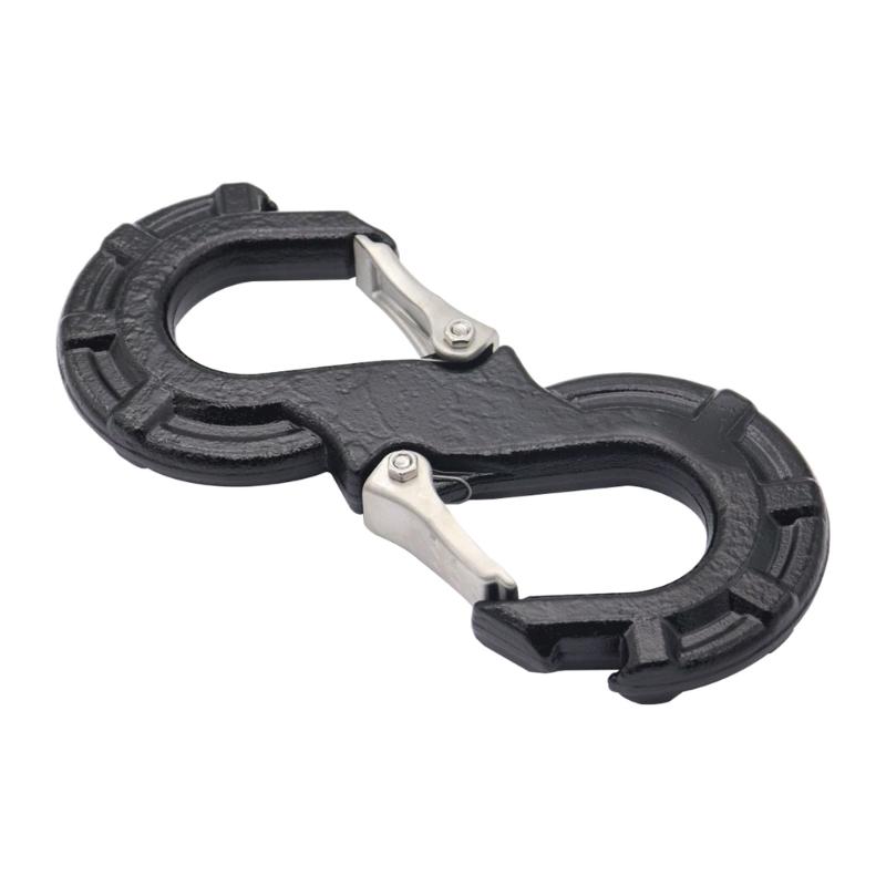 

S Shape Steel Slip Hook Winch Hook Universal Heavy Duty Quick Release Automotive Winch Hook Steel Latch Winch Hook 1