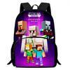Minecraft Printed Backpack Children'S Elementary School Bag