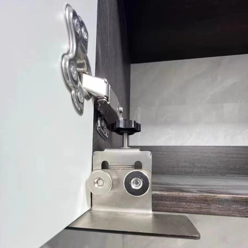Stainless Steel Cabinet Door Installation Positioner Cabinet Hardware Jig Cabinet Door Mount Locators Hardware Jig