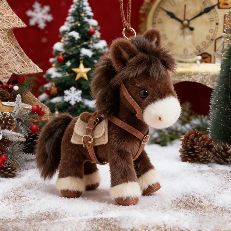 2026 Hästens År Maskot Hänge Zodiac Häst Gosedjur Väskberlock Nyårspresent