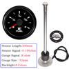 Waterproof 52mm Car Boat Fuel Gauge with 8 Colors Backlight for 0~190 Ohm Fuel Level Sensor for Boat Car Truck RV Customized