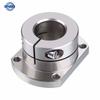 Round Square Compact Flanged Mount Type Cast With Slit Shaft Supports Linear Motion Automation Components Dia 6 8 10 15 16 20 30