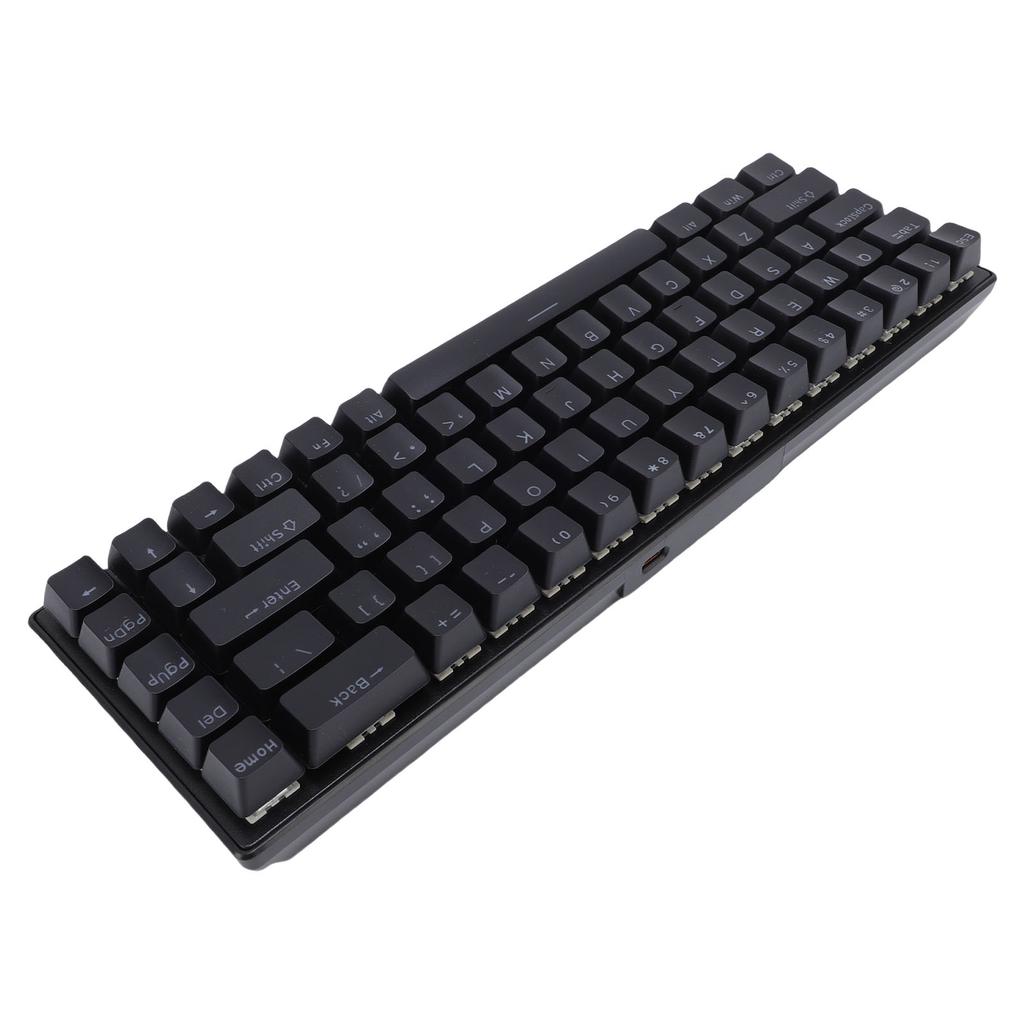 68 Key Wired Mechanical Keyboard RGB Backlight Blue   60% Compact Ergonomic Gaming Keyboard for PC Laptop  