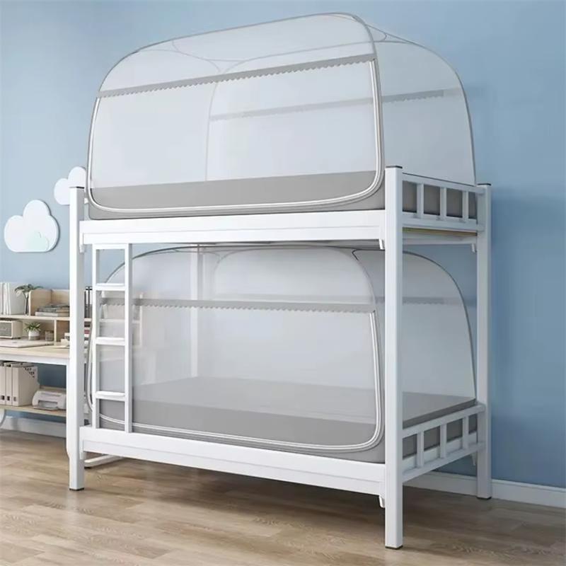 Student Dormitory Single Mosquito Net Free Installation Large Roof Mosquito Net Summer Universal Solid Color Mosquito Net 100x190x100cm