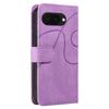 For Google Pixel 9a Leather Case Wallet Stand Color Splicing Phone Cover