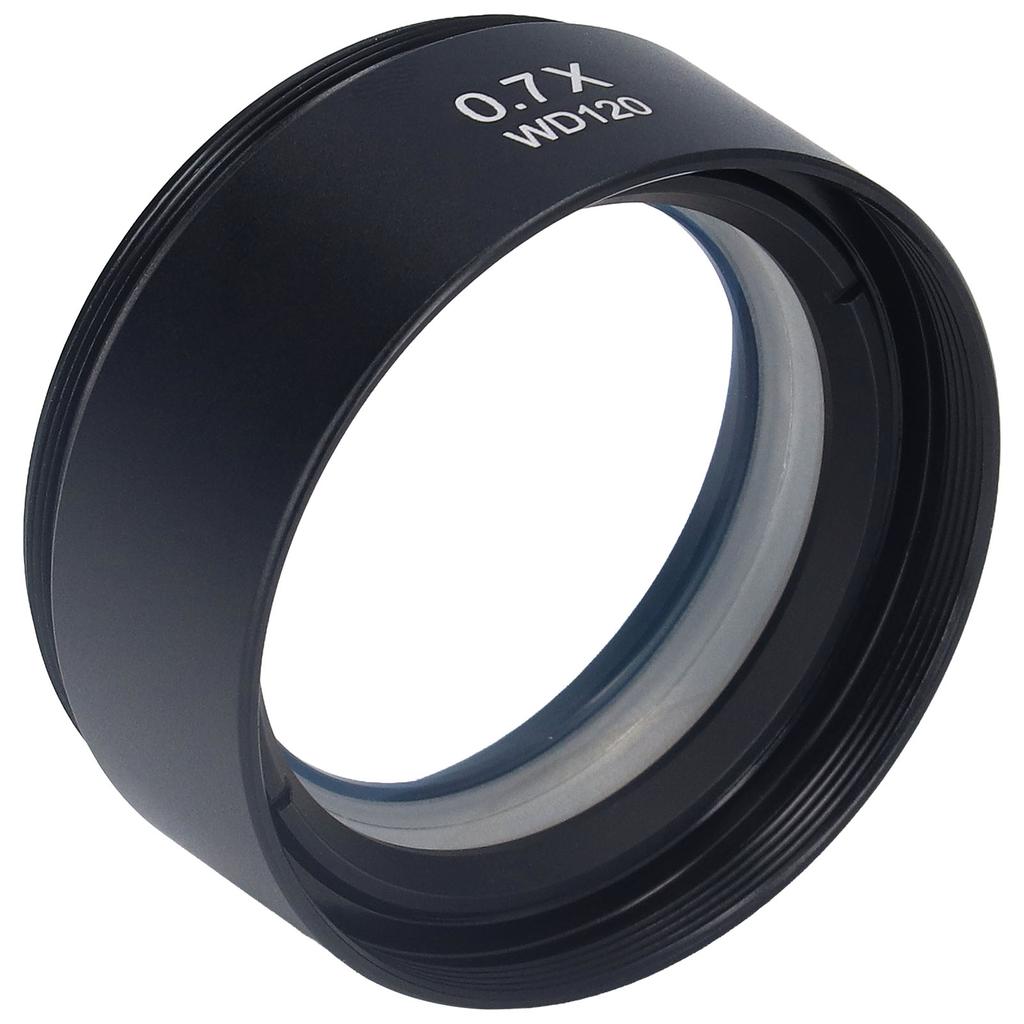 Extra objektiv Barlow Stereomikroskop Mikro Oljesäker Skyddande M48 0,7X 120mm