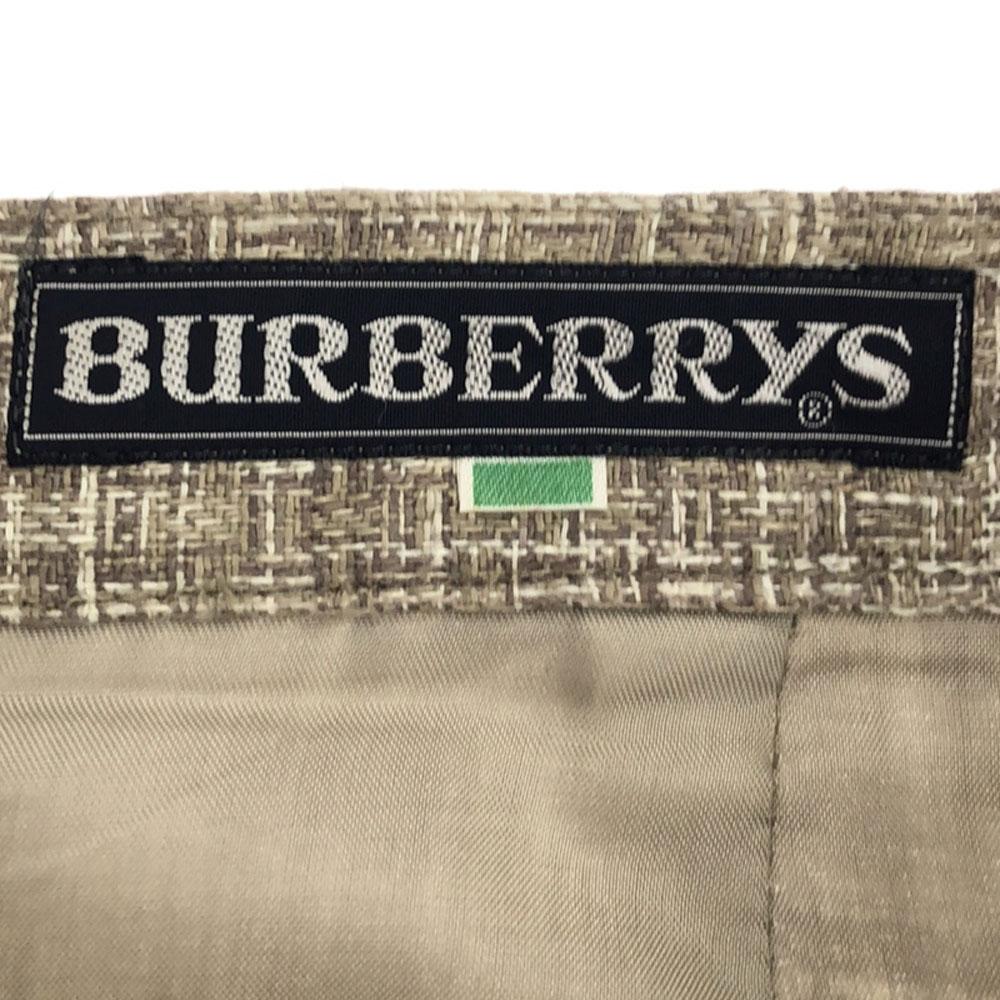 Burberrys Leinen Overall mit Trägern Mimole-Länge Enger Rock Reißverschluss hinten, gefüttert Damen Gebraucht