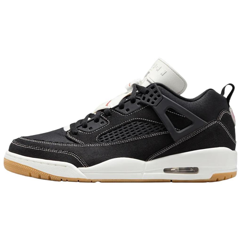Air Jordan Spizike Low 'Schwarz University Rot' (Unisex) Schwarz / University Red / Gum Medium Brown / Sail Vintage Basketballschuhe IR2012 001