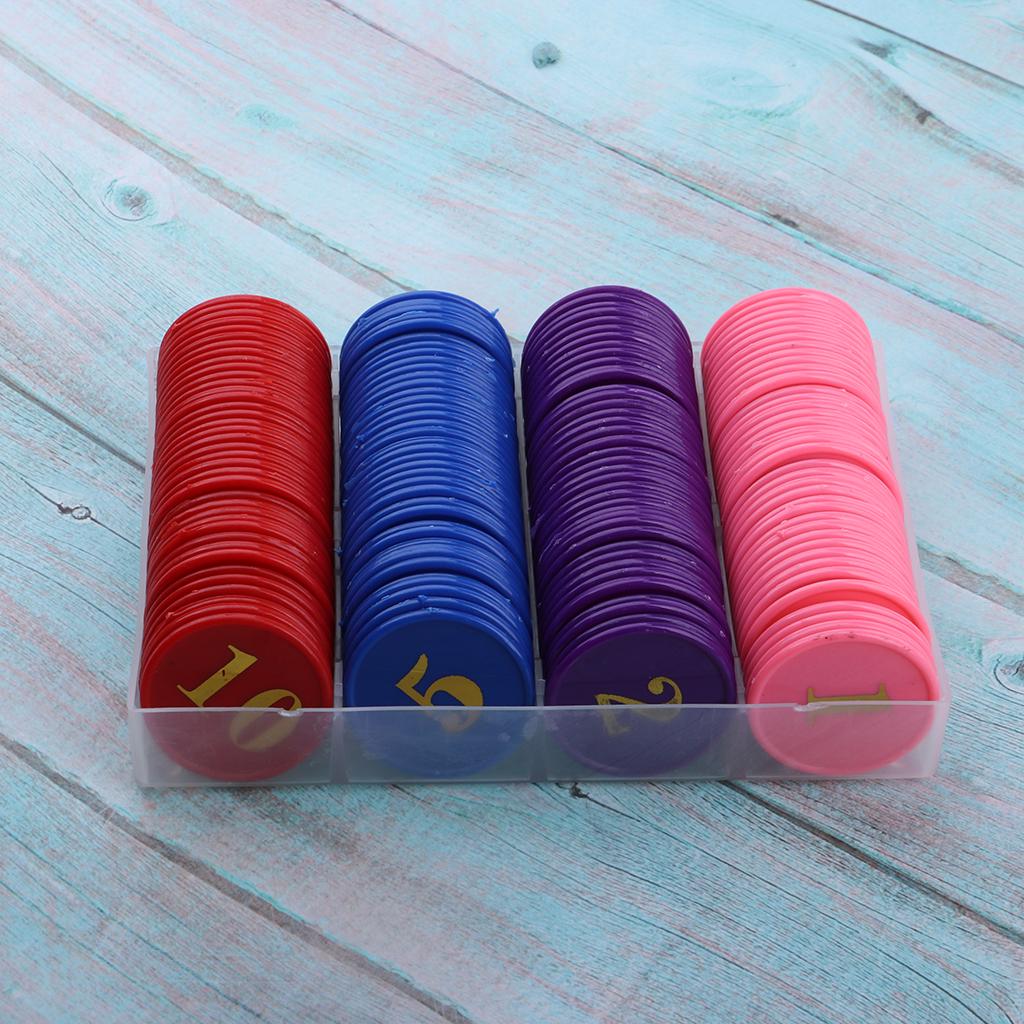 Buy 160Pcs Board Game Poker Chips Casino Recreation Money Set Style 1