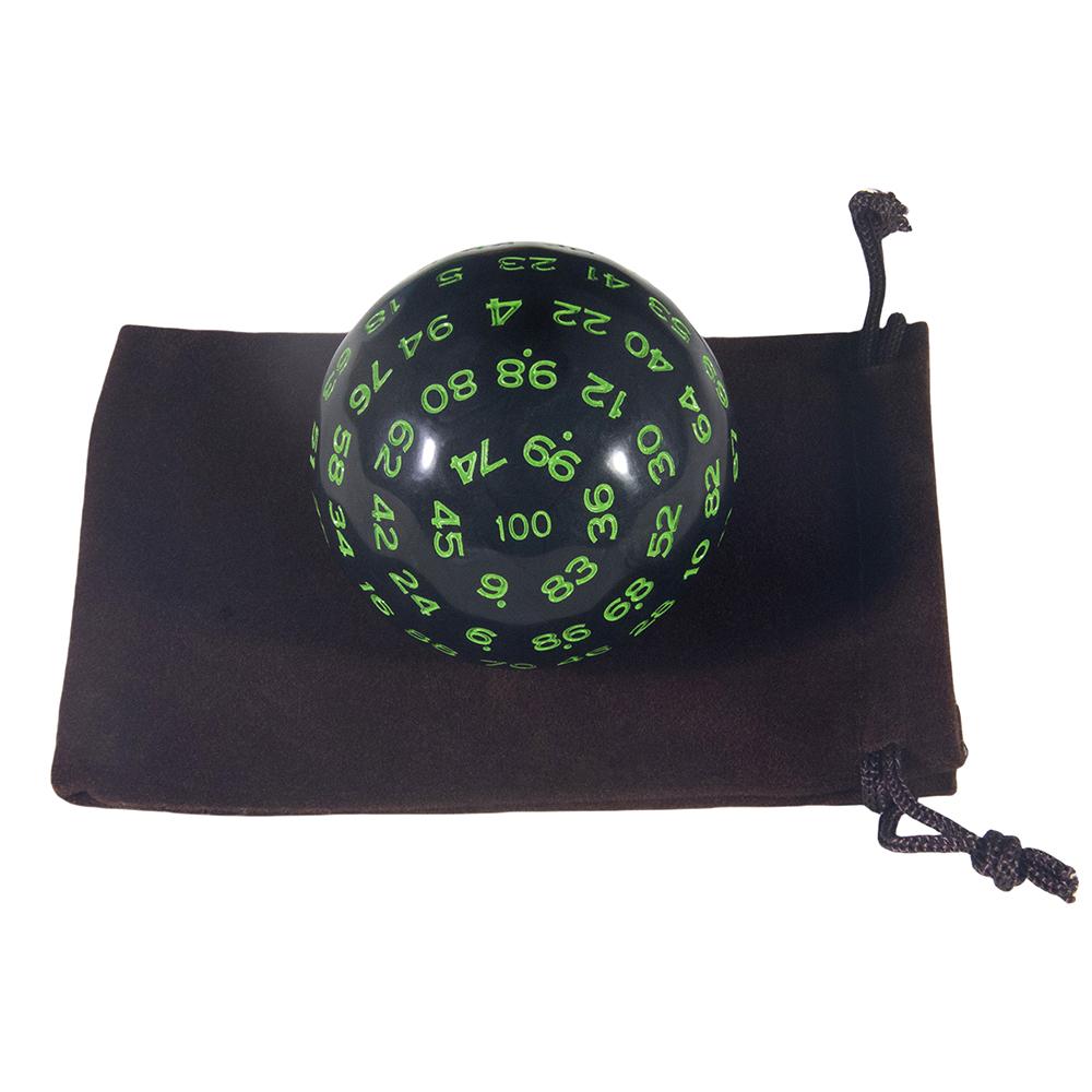 D100 Dice DND Polyhedral Dice with Bag Game for DND Role Playing Game
