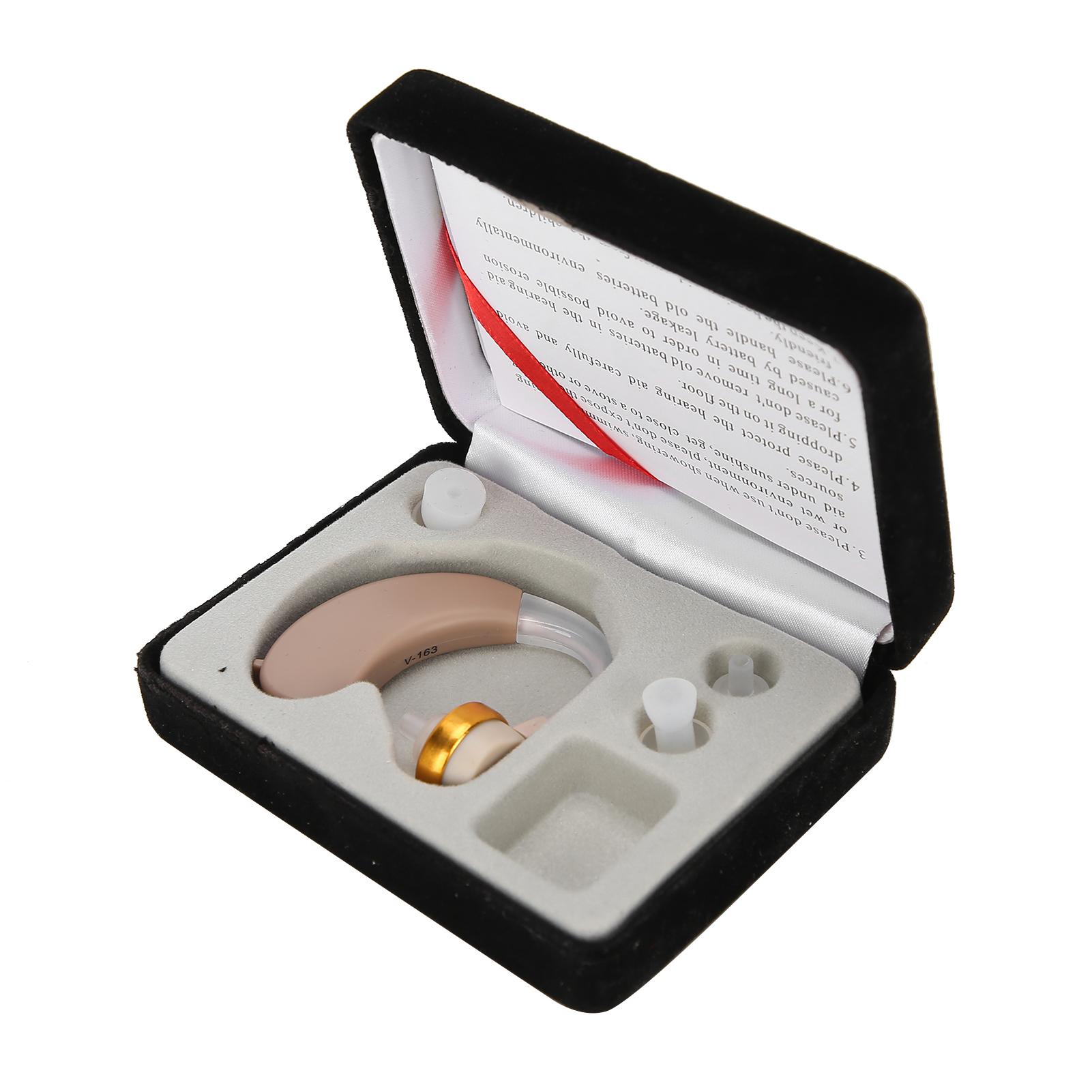 

Hearing Aid Electric Sound Amplifier Battery Silicone Hearing Enhancer Ear Care for Elderly