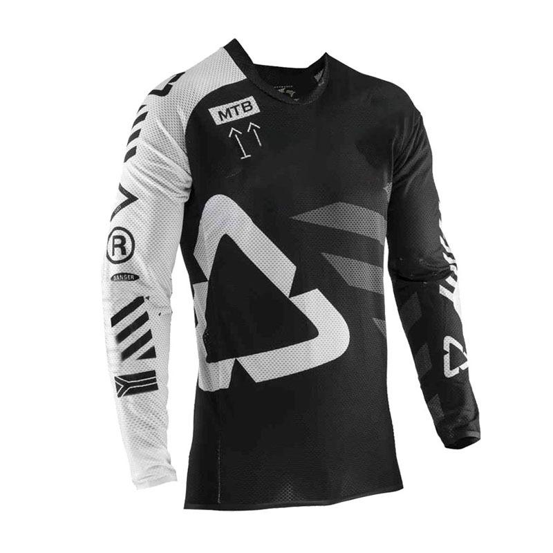 Maglia MTB Downhill Manica Lunga Motocross Racing Shirt Off Road Dirt Bike ATV Enduro MX