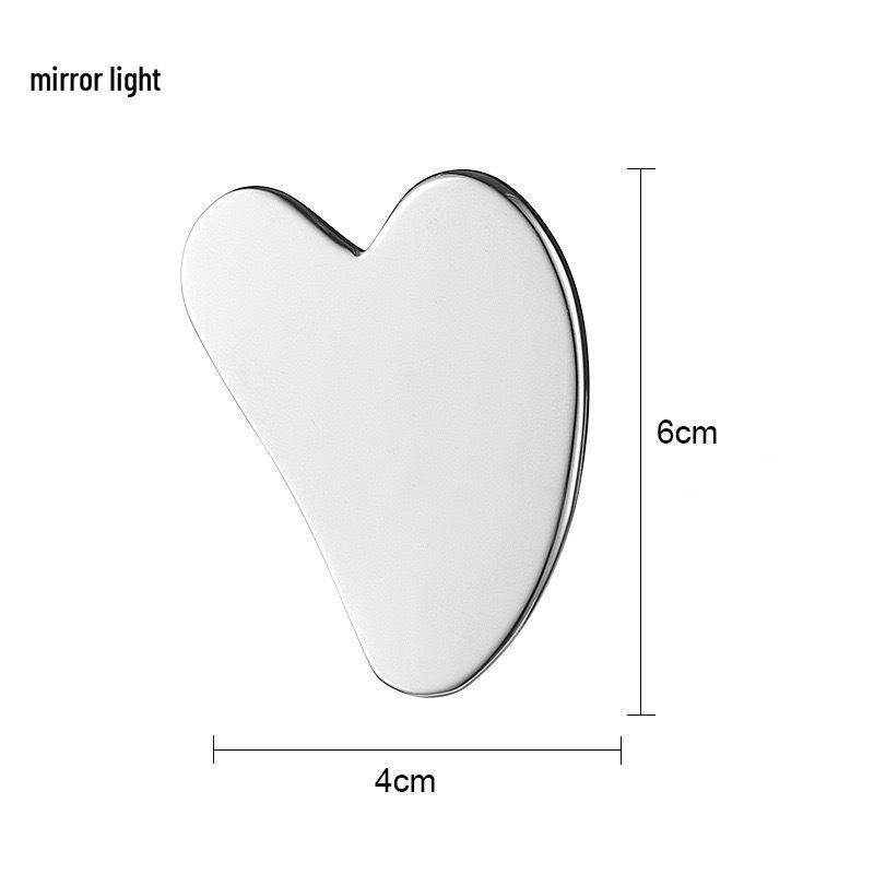 Stainless Steel Large Gua Sha Board & Spatula Facial Beauty Tool