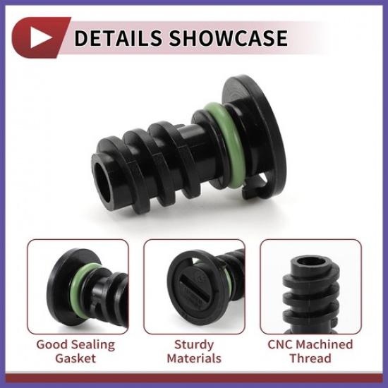Set Rubber Oil Drain Plug for Mercedes C63 for AMG 2016-2018 No.A0029902017