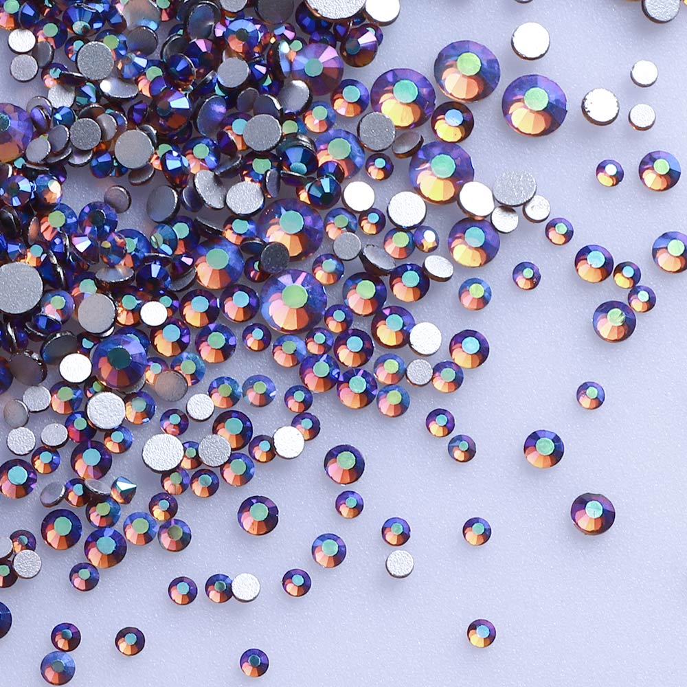 High Quality Rhinestone Non Hotfix Bulk Transparent Crystal AB Glass Rhinestones Mixed Sizes