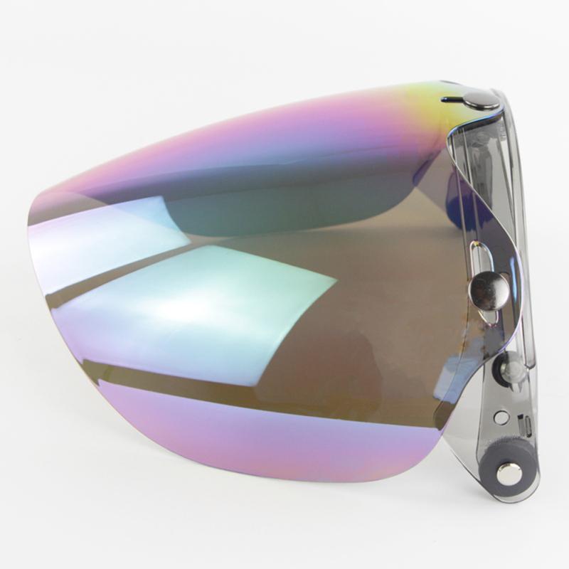 Universal Wear-resistant Anti-scratch Motorcycle  Helmet  Lens 3-snap Flip Up Visor Shield Lens