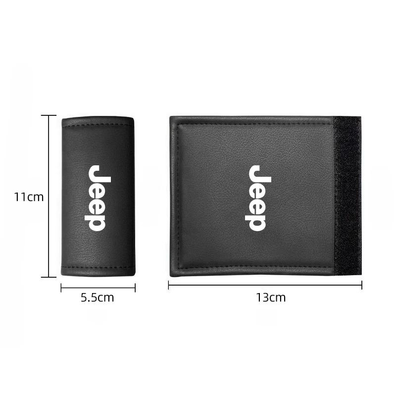 Für Jeep 2 Stück Leder Auto Tür Armlehnenabdeckung Dachgriff Abdeckung Für Jeep Grand Cherokee Wrangler JK Gladiator Compass Reneg