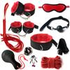 Bondage Restraint Set Sex Handcuffs Whip Anal Beads Butt Plug Anal Plug Bullet Vibrator Sex Toys for Woman Adult