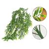 Artificial Plant Simulated Plant Greenery Fake Green Plants Plastic Fake Grass Leaves Wall Hanging Green Leaved Garden Decor