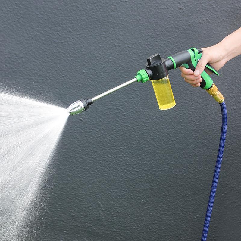 Long Rod Water Sprayer Foam Bottle Multi Spray Pattern Water Sprinkler For Car Washing Garden Watering Household Cleaning