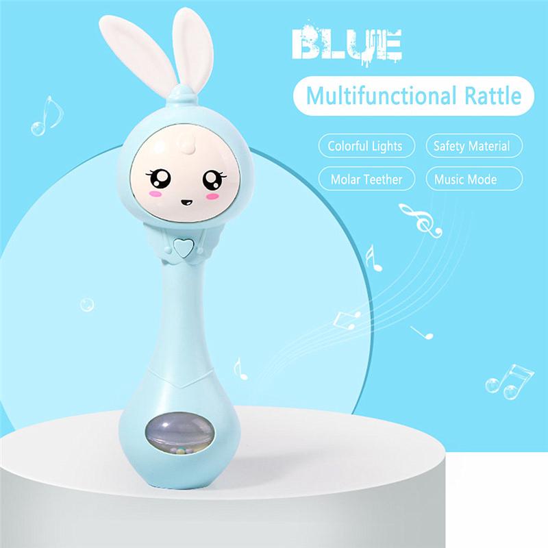 

Милая детская игрушка, легкая погремушка, музыкальная ритмическая палочка, детский подарок blue