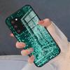 Creative Circuit Board Phone Case For Samsung A25 A13 A33 5G A54 A36 A35 A56 A52 A14 Shockproof Glass Cover