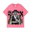 275 GSM Gewaschene T-Shirts 100% Baumwolle Demon Slayer V112 Gyomei Druck Unisex Schweres Baumwoll-T-Shirt
