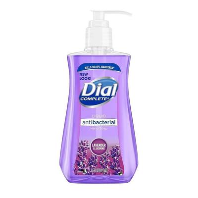 Hand Soap 221ml 1 Pack Lavender & Twilight Jasmine Dial Antibacterial Liquid Hand Soap, Lavender