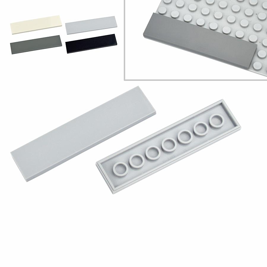 DIY Building Blocks 2x8 Smooth Bricks Compatible Creative Educational Toys for Kids