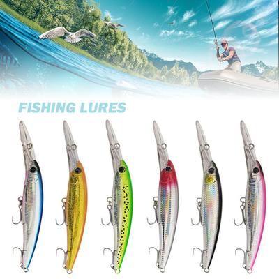 NEW 230mm/g Hard Bait Floating Rice Diving Perch Fishing Lures Wobbler Sea Fishing