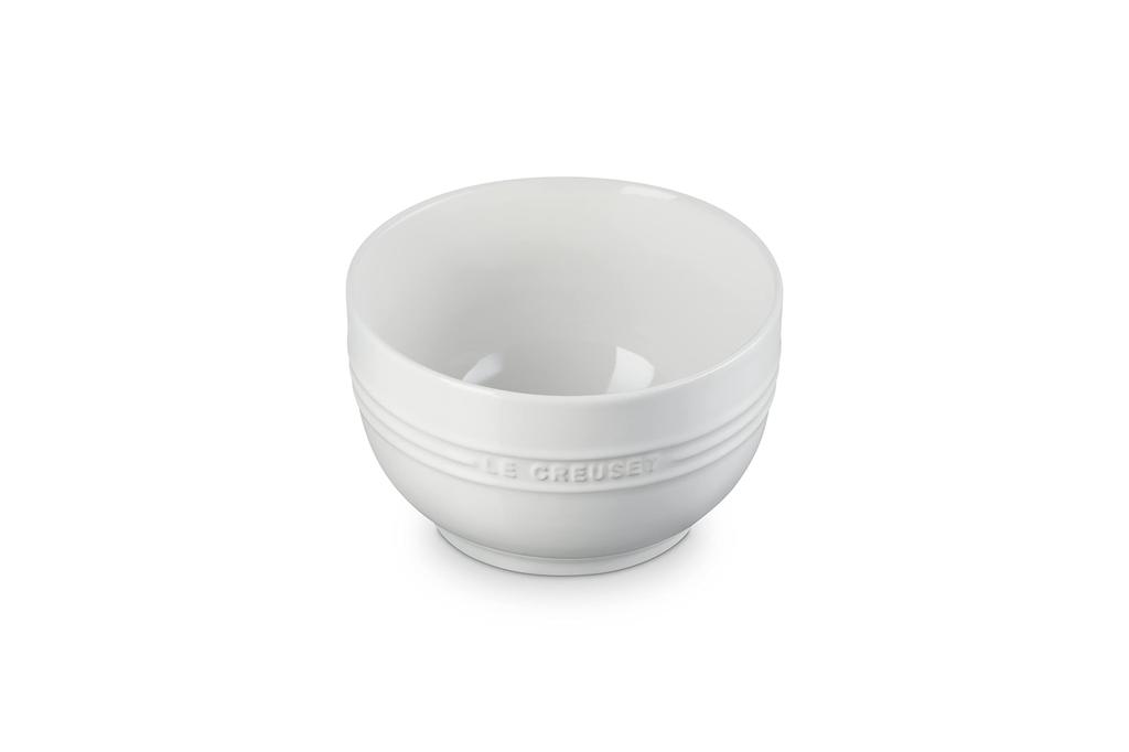 Le Creuset Bowl, 1100ml, White, Heat and Cold Resistant, Microwave, Oven, and Dishwasher Safe [Official Japanese Product]