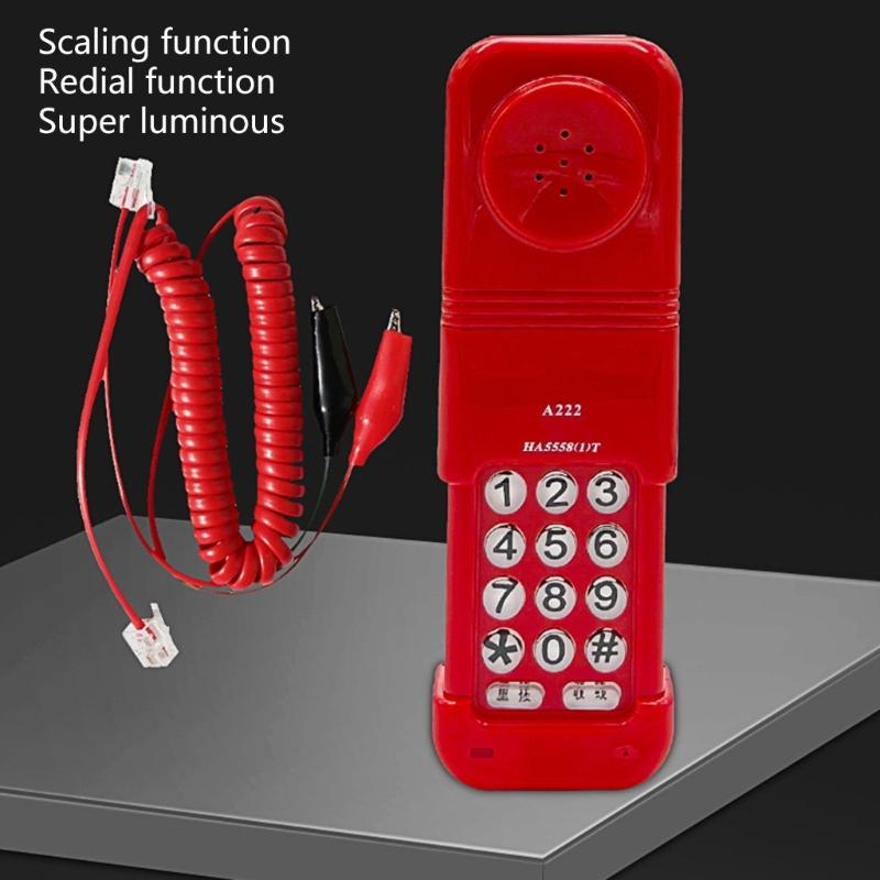 Corded Telephone for Telephone Communication Line Checking Telephone Landline Plug in and Use Landline Phone