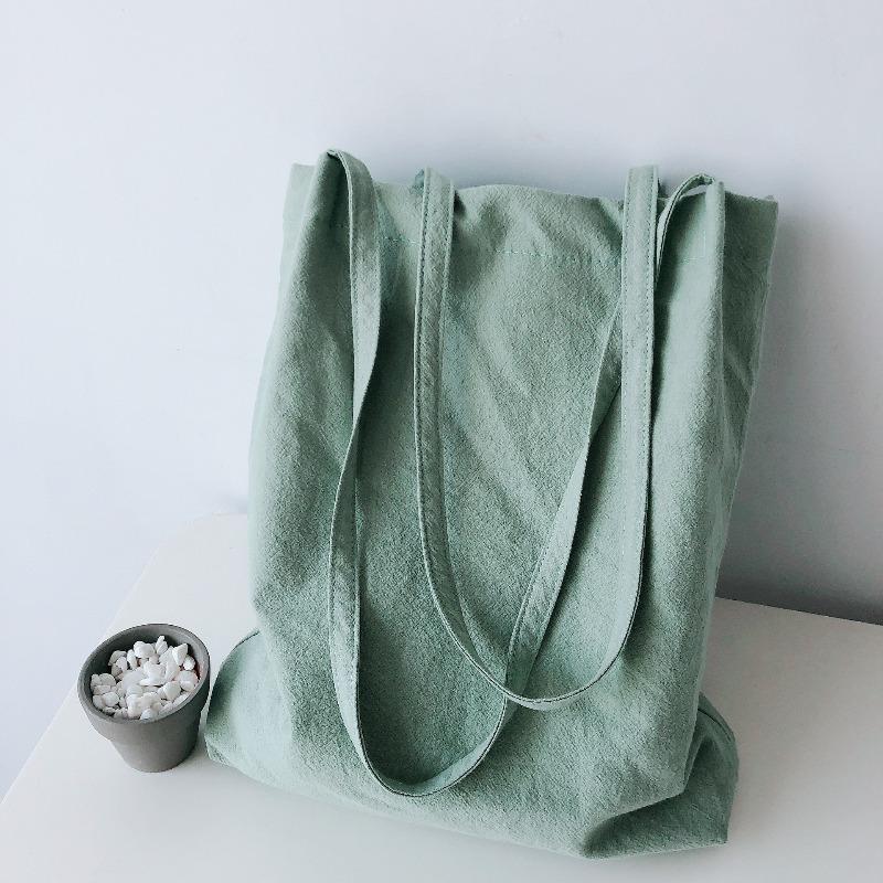 

Washed cotton and linen thin shoulder straps single shoulder handbag cloth bag simple literary forest women s bag