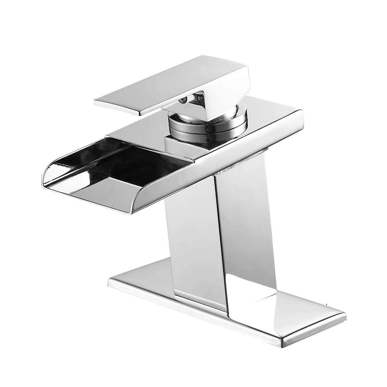 Waterfall Stainless Steel Faucet Hot and