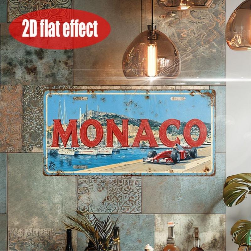 Metal Wall Sign Home Decor 15x30cm