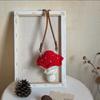 Whimsical Design Mushroom Childrens Bag Cozy Knitted Fabric Ideal Kids For