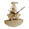 Moving Gear Clock Ornament Table Clock Movement Mechanical Clock Shelf Clock for Bedroom Living Room Study Home Decoration
