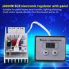10000W SCR Spannungsregler AC 220V 80A Dimmschalter Motorcontroller Leistungsregelung