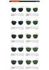 Aviator Polarized Classic Sunglasses with Anti-fall Tempered Glass and Inner Blue Film
