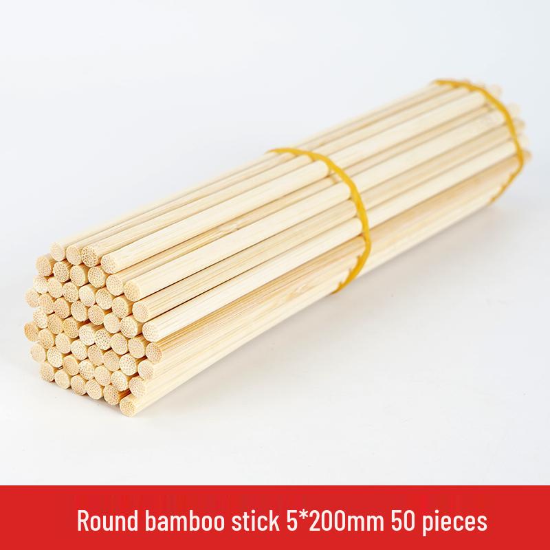 Bamboo and Wooden Craft Sticks: DIY Model Strips and Slices