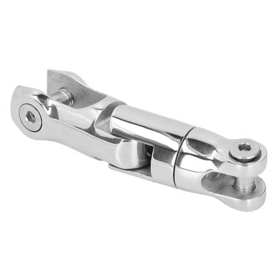 Boat Anchor Swivel Connector 3 Joint 316 Stainless Steel Mirror Polished Hardware for 0.4?0.5in