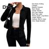 Knitting Cardigan Lapel Long Sleeve Single Breasted Knitting Coat Women Solid Color Slim Fit Outwear Knitwear