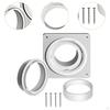 Dryer Vent Hose Connector Kit Premium Fits 4 inch Tubes Professional Adapter No