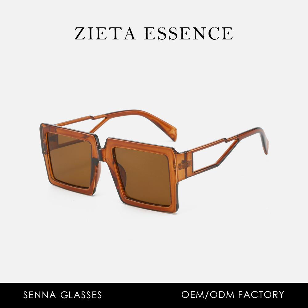 Large Frame Square Hollow G Sunglasses Square Frame Punk Street Shot Sunglasses Hip Hop Personality Glasses
