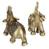 Figurină elegantă din rășină aurie, elefant, artizanat, ornamente Feng Shui pentru cadouri de casă