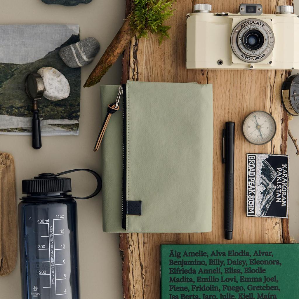 Hobonichi Techo Original Planner (A6) Cover, Tragen/Oakmoss