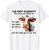 SALE Kuh Ich bin nicht tollpatschig Der Boden hasst mich einfach Das Tisch Unisex T-Shirt Unisex T-Shirt