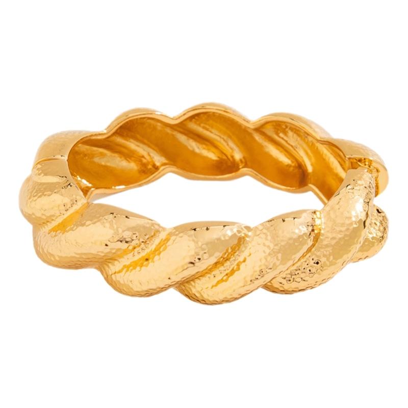 Hip Hop Irregular Spring Bangles Punk Wide Cuff Geometric Bracelets Party Jewelry Alloy Texture for Women and Men