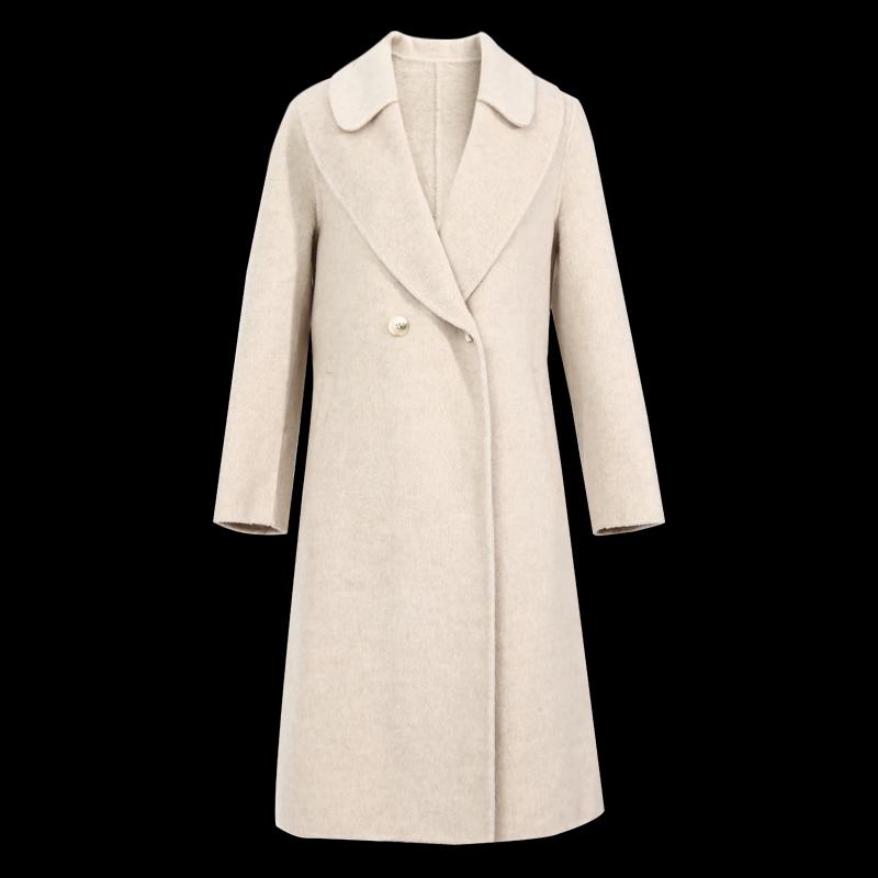 Women's Stylish Long Wool Blend Coat